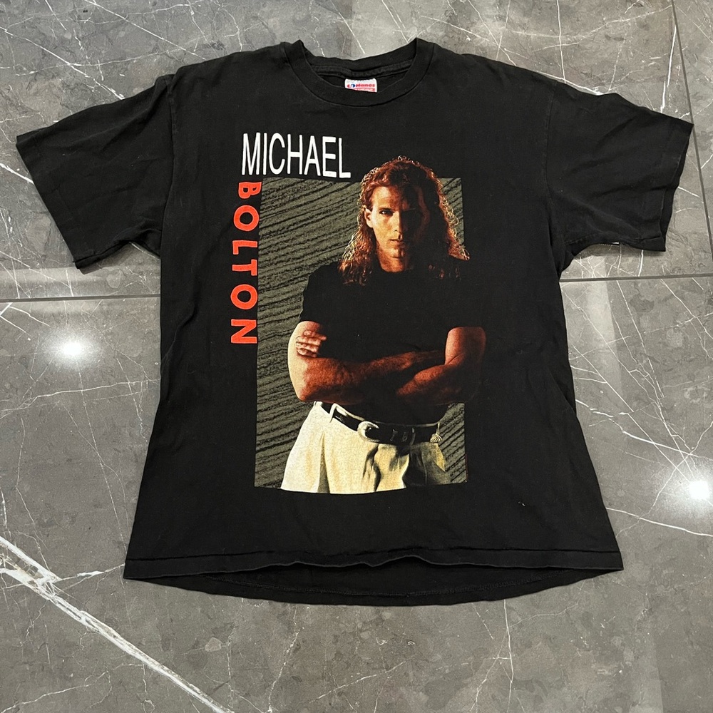 Vintage Michael Bolton Time, Love And Tenderness World Tour T Shirt Large